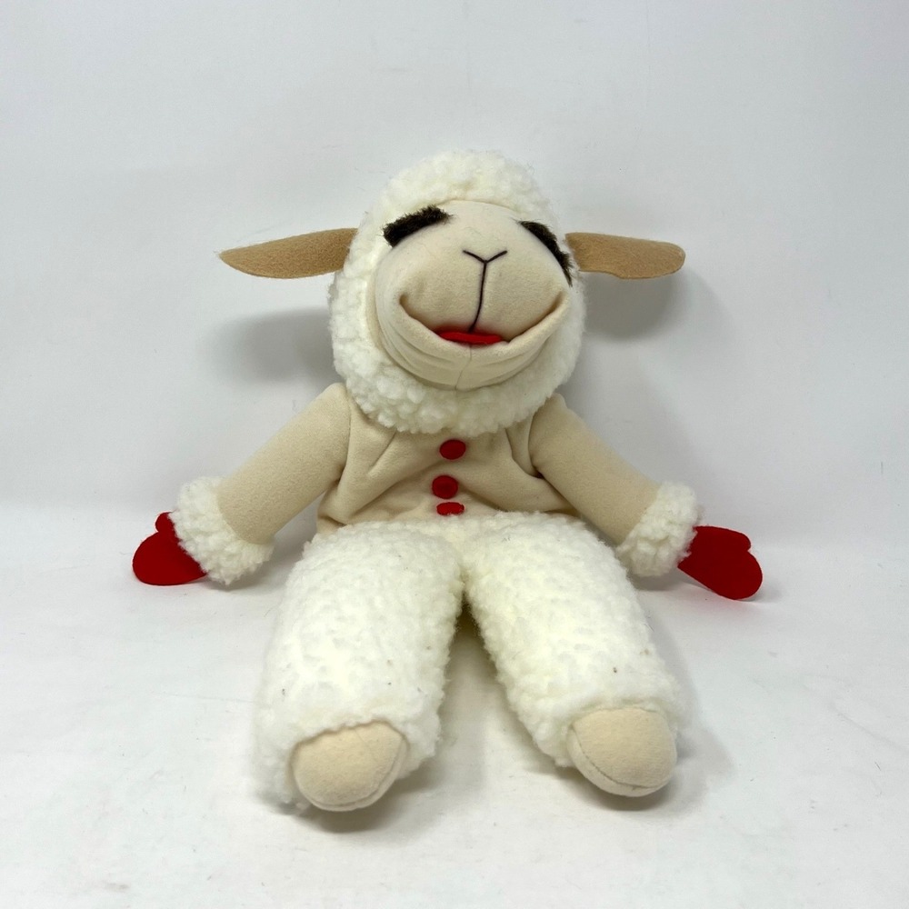 Vintage Lamb Chop Shari Lewis Hand Puppet 16" Plush Stuffed Toy 1992